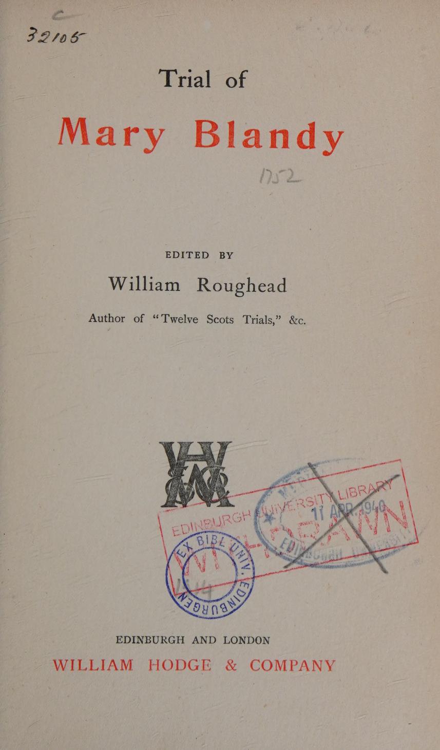 جلد کتاب Trial of Mary Blandy