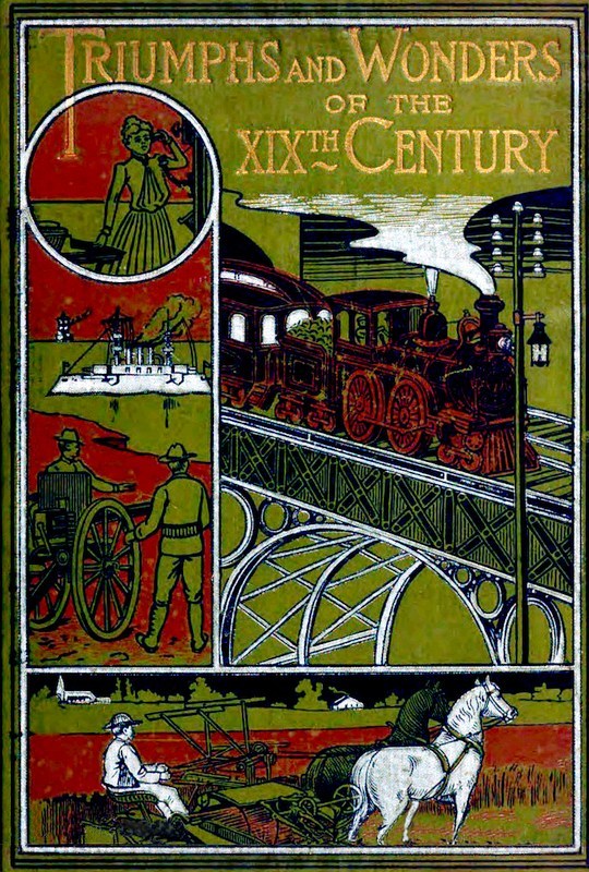 جلد کتاب Triumphs and Wonders of the 19th Century