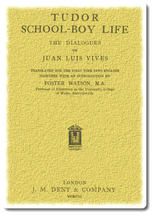 جلد کتاب Tudor school-boy life