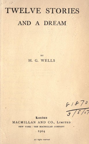 جلد کتاب Twelve Stories and a Dream