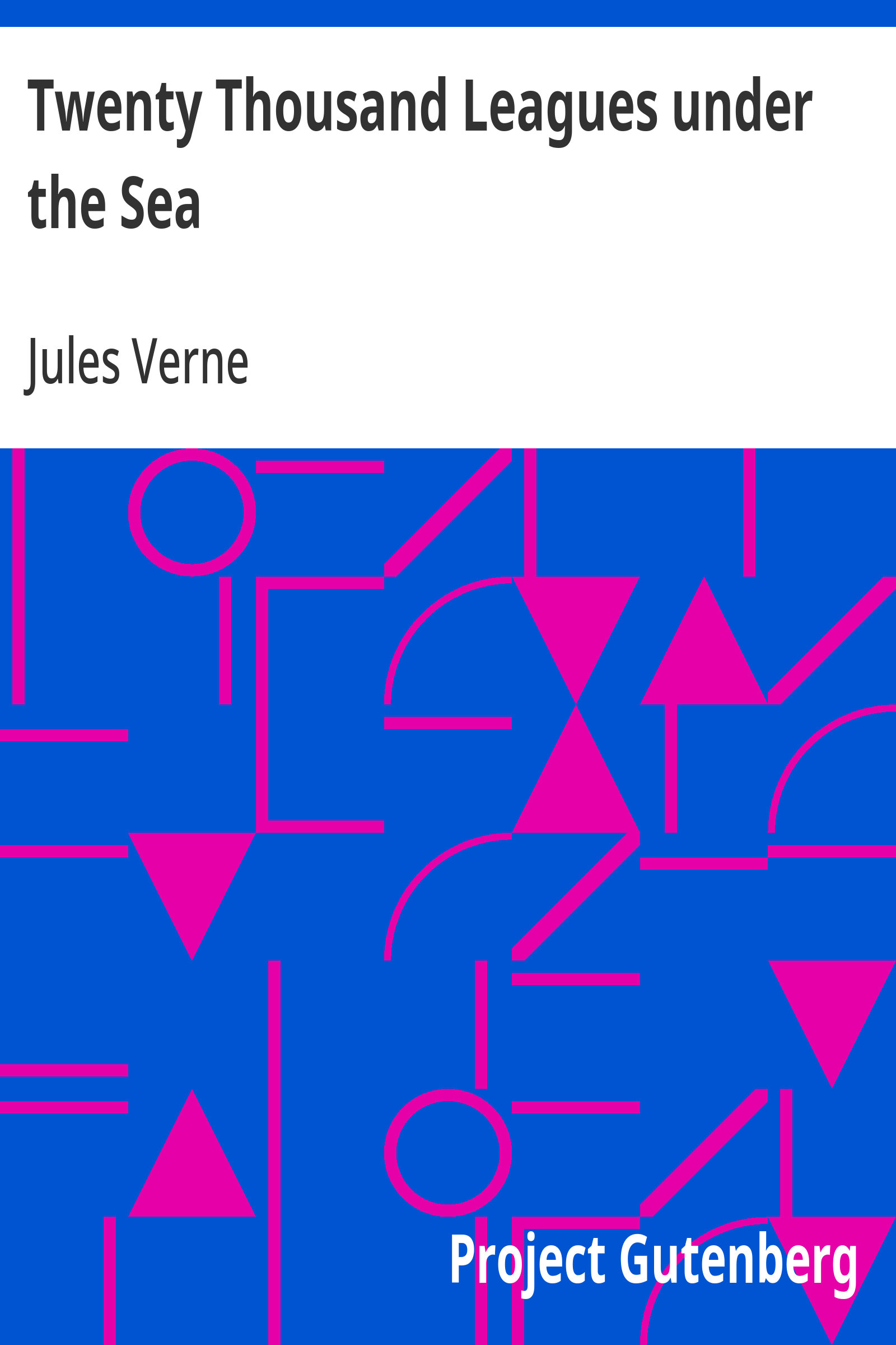 جلد کتاب Twenty Thousand Leagues Under the Sea