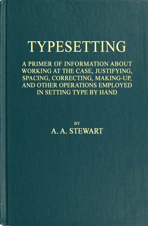 جلد کتاب Typesetting