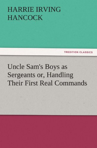 جلد کتاب Uncle Sam's Boys as Sergeants