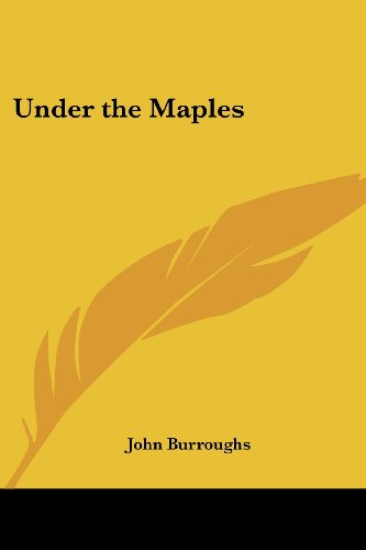 جلد کتاب Under the Maples