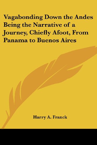 جلد کتاب Vagabonding down the Andes