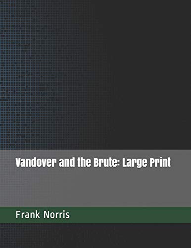 جلد کتاب Vandover and the Brute