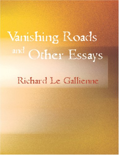 جلد کتاب Vanishing Roads and Other Essays