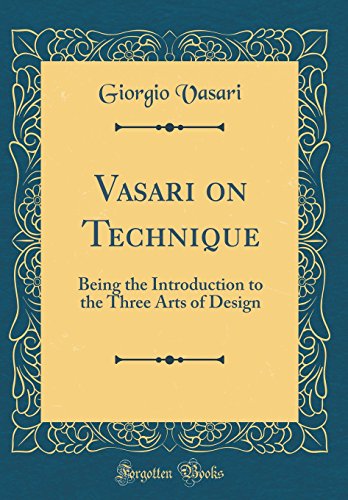 جلد کتاب Vasari on Technique