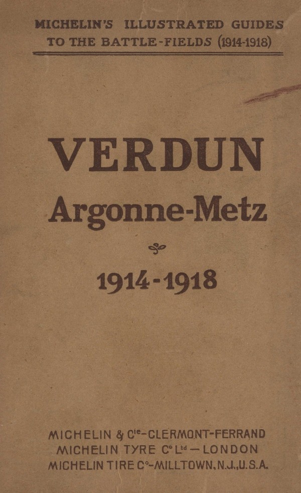 جلد کتاب Verdun, Argonne-Metz, 1914-1918