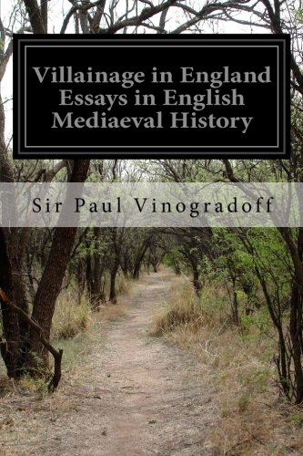 جلد کتاب Villainage in England