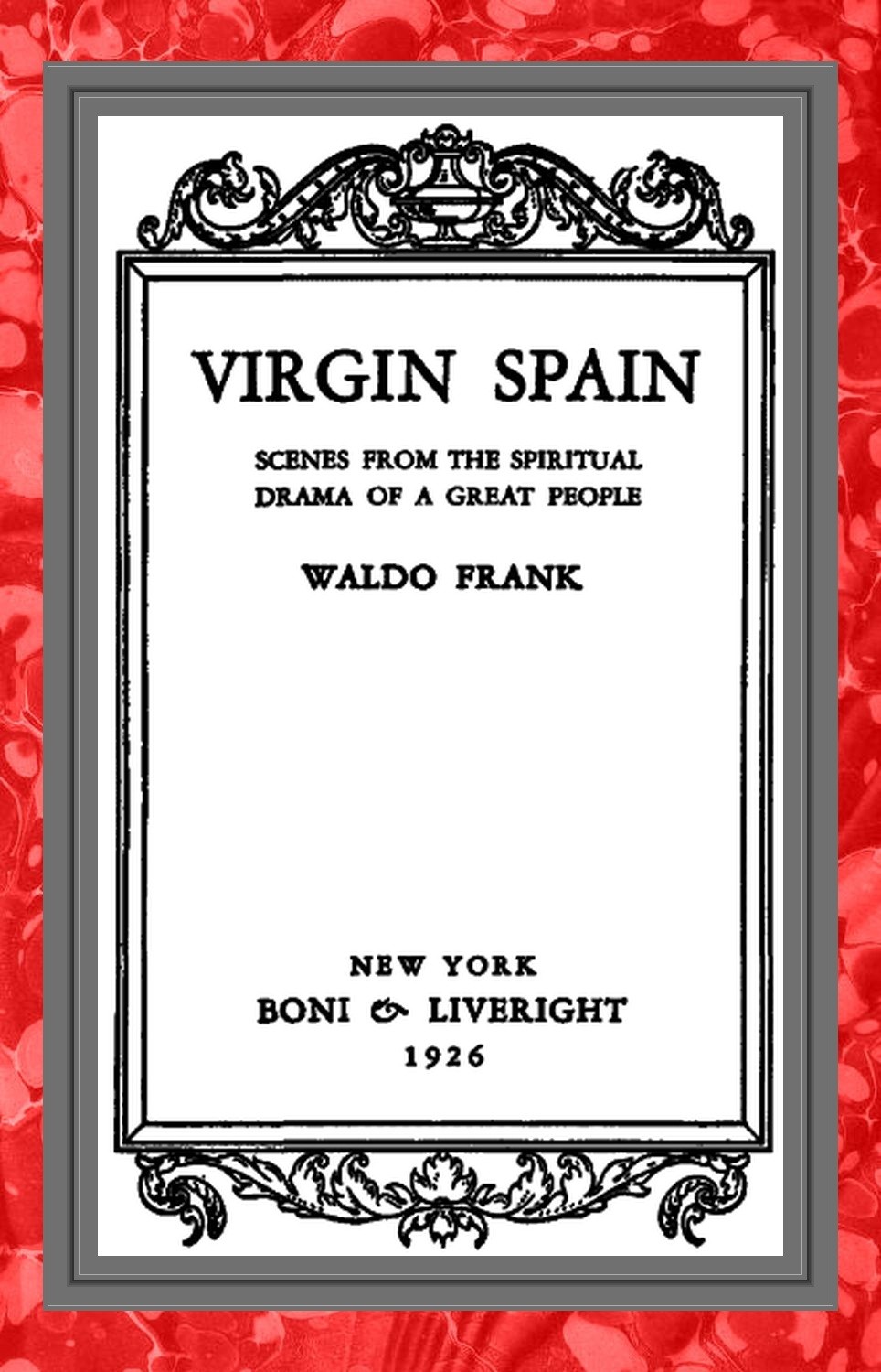 جلد کتاب Virgin Spain