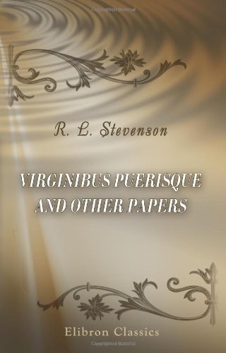جلد کتاب Virginibus Puerisque, and Other Papers