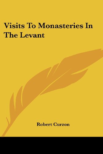 جلد کتاب Visits to Monasteries in the Levant