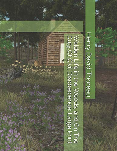 جلد کتاب Walden, and On the Duty of Civil Disobedience