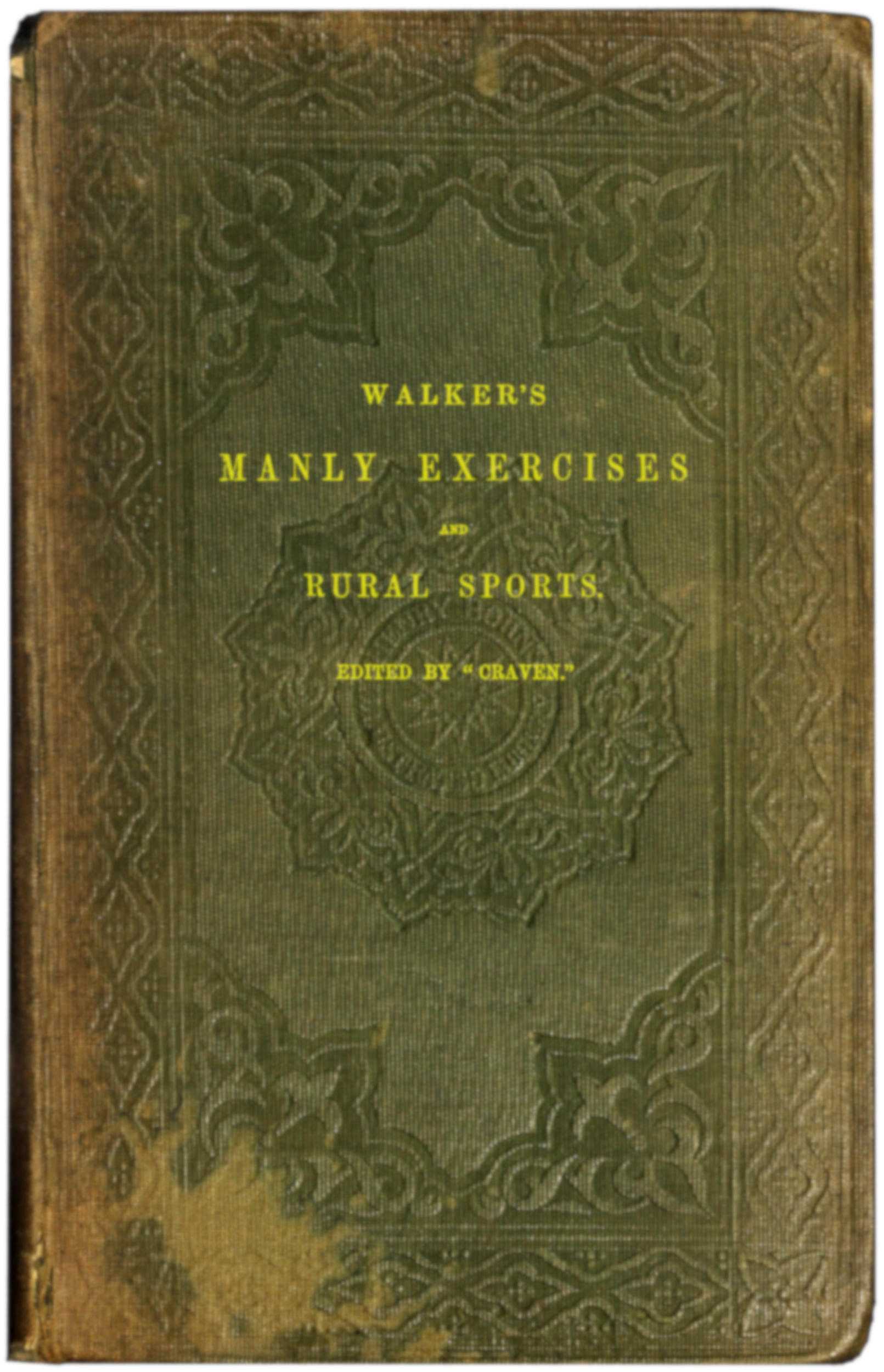جلد کتاب Walker's manly exercises