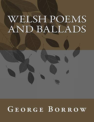 جلد کتاب Welsh Poems and Ballads