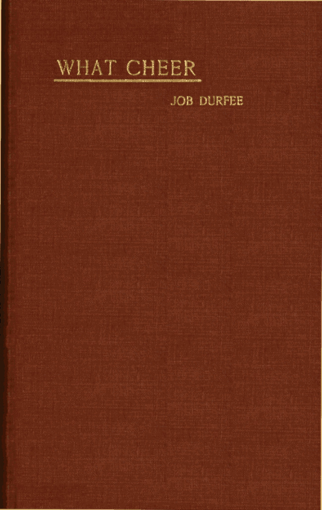 جلد کتاب What Cheer; Or, Roger Williams in Banishment