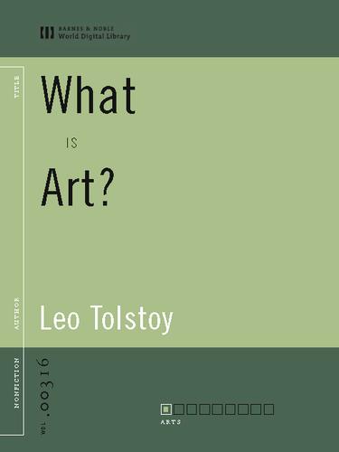 جلد کتاب What Is Art?