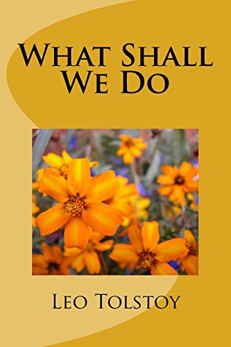 جلد کتاب What Shall We Do?