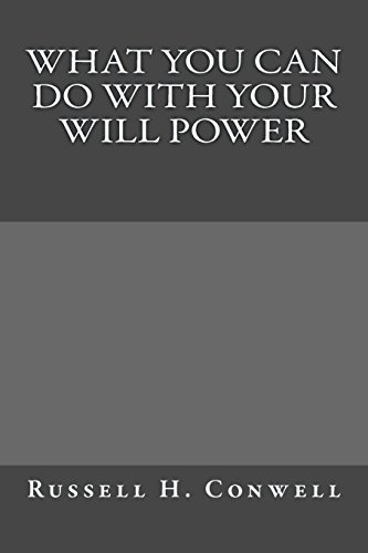 جلد کتاب What You Can Do with Your Will Power