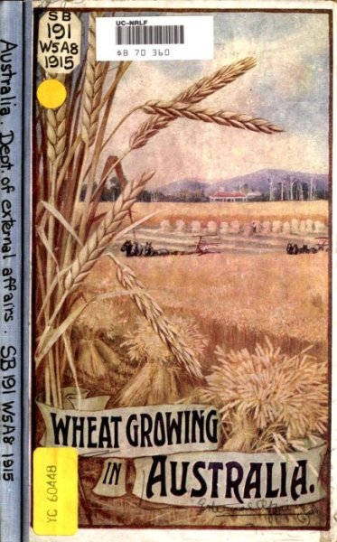 جلد کتاب Wheat Growing in Australia