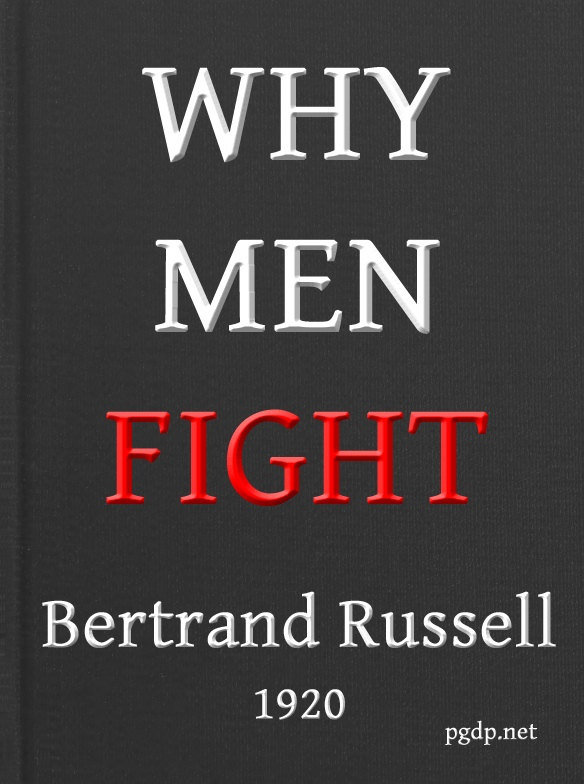 جلد کتاب Why Men Fight