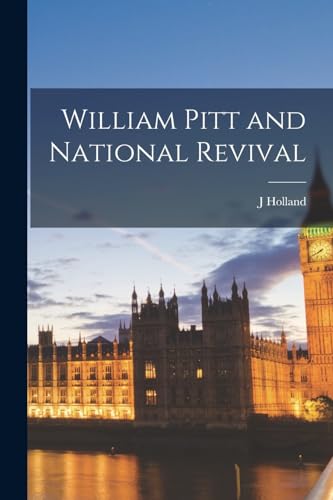 جلد کتاب William Pitt and National Revival