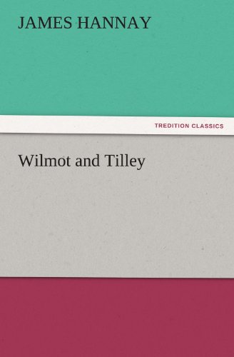 جلد کتاب Wilmot and Tilley