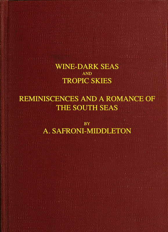 جلد کتاب Wine-Dark Seas and Tropic Skies