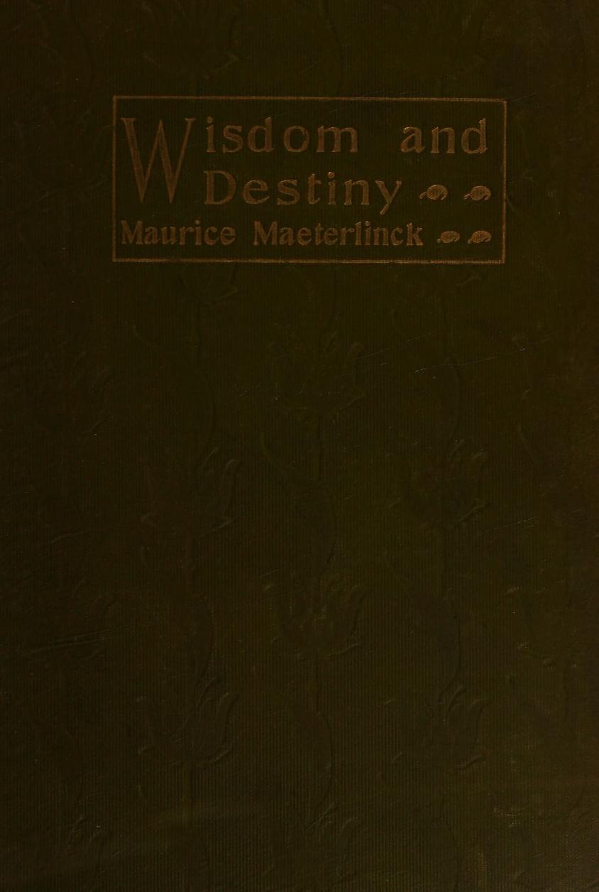 جلد کتاب Wisdom and Destiny