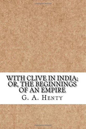 جلد کتاب With Clive in India