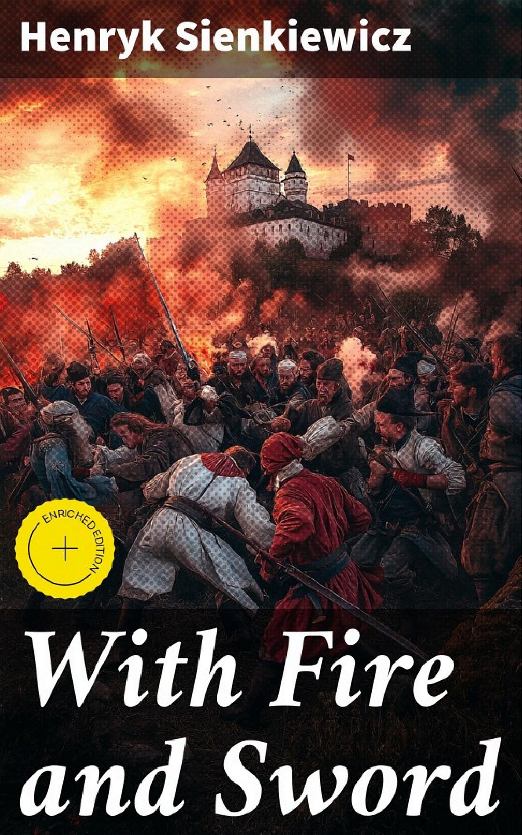 جلد کتاب With Fire and Sword