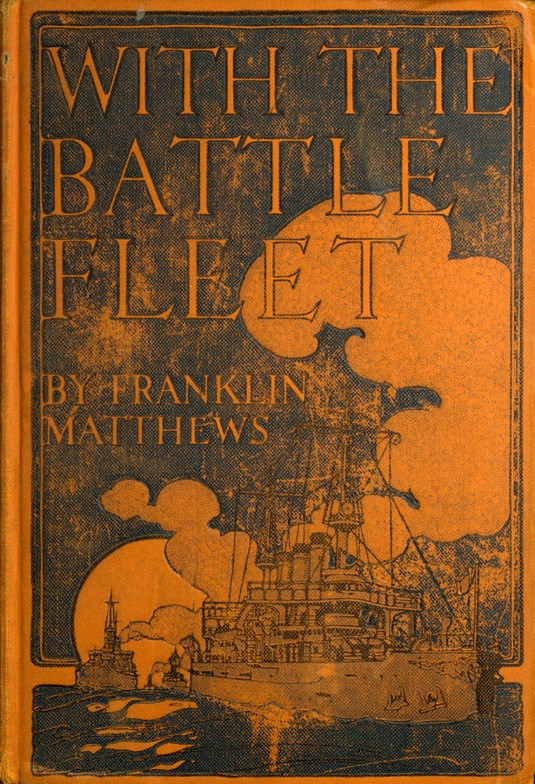 جلد کتاب With the Battle Fleet