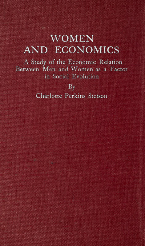 جلد کتاب Women and Economics