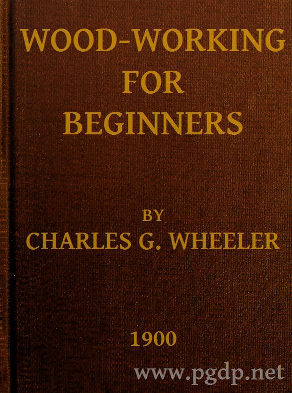 جلد کتاب Wood-working for Beginners
