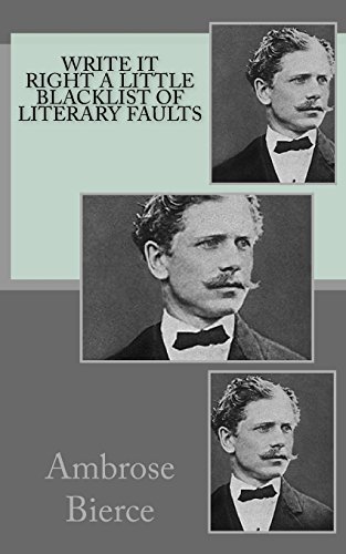 جلد کتاب Write It Right: A Little Blacklist of Literary Faults