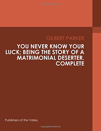 جلد کتاب You Never Know Your Luck