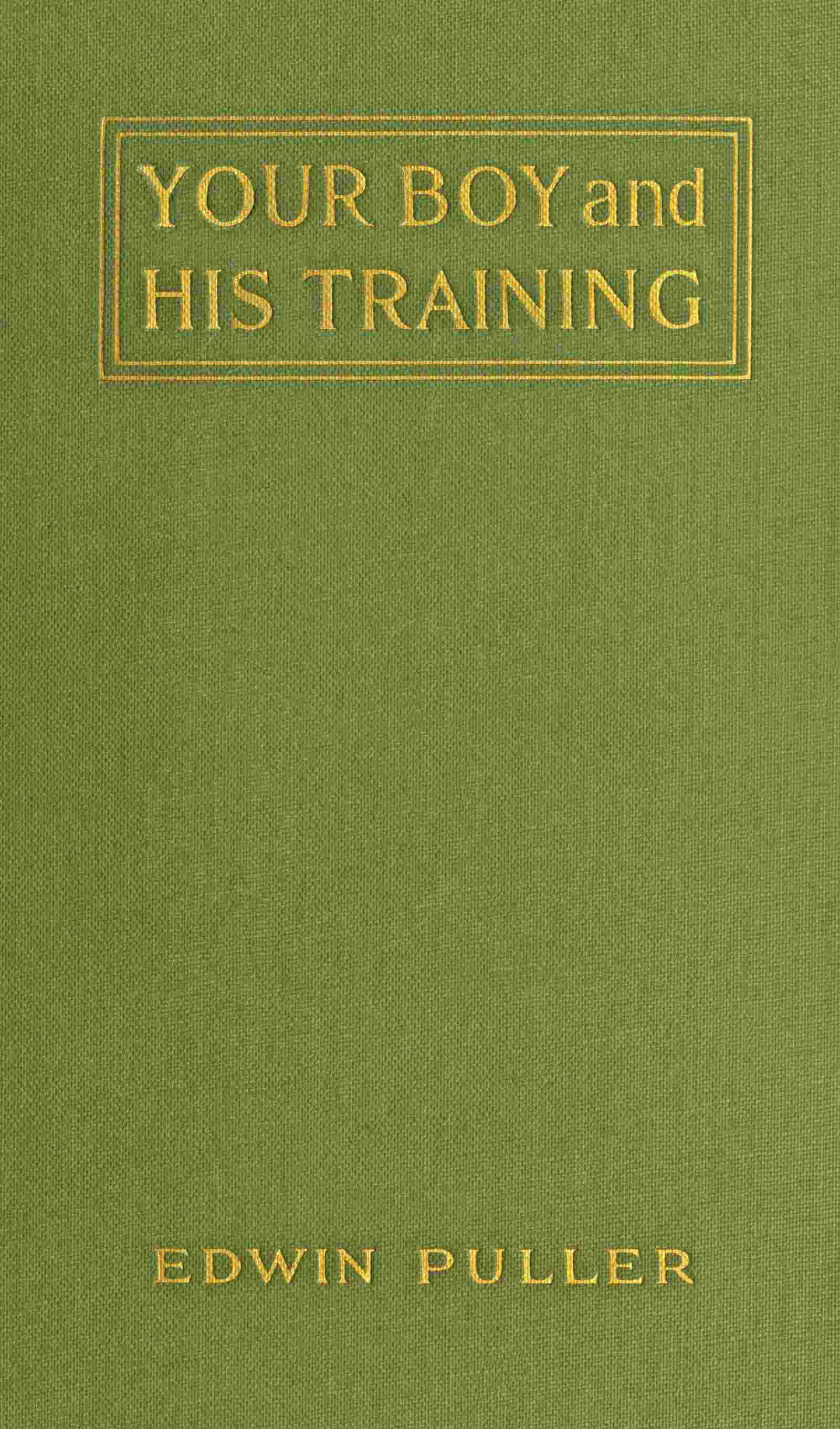 جلد کتاب Your Boy and His Training