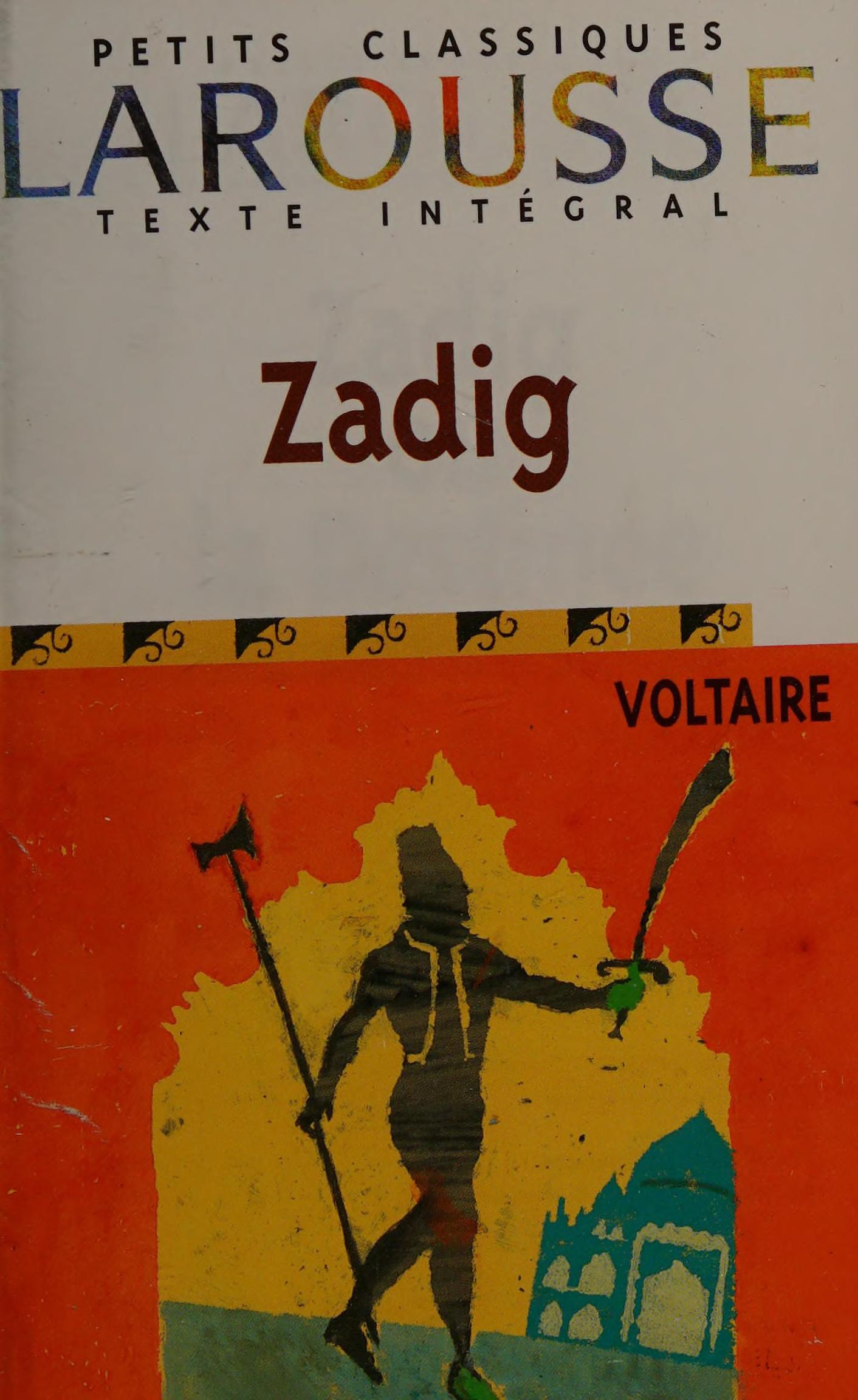 جلد کتاب Zadig; Or, The Book of Fate