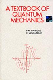 جلد کتاب A Textbook of quantum mechanics