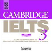 جلد کتاب Cambridge IELTS 3 2Audio CD Set