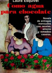 جلد کتاب Como agua para chocolate