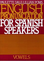 جلد کتاب English pronunciation for Spanish speakers