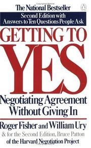 جلد کتاب Getting to yes