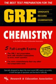 جلد کتاب GRE Chemistry (REA) - The Best Test Prep for the GRE
