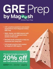 جلد کتاب GRE Prep by Magoosh