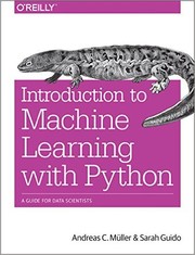 جلد کتاب Introduction to Machine Learning with Python