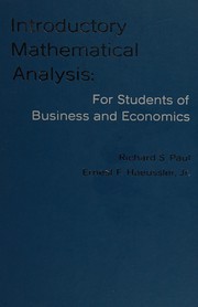 جلد کتاب Introductory Mathematical Analysis