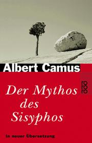 جلد کتاب Le mythe de Sisyphe