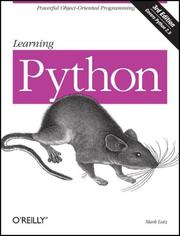 جلد کتاب Learning Python
